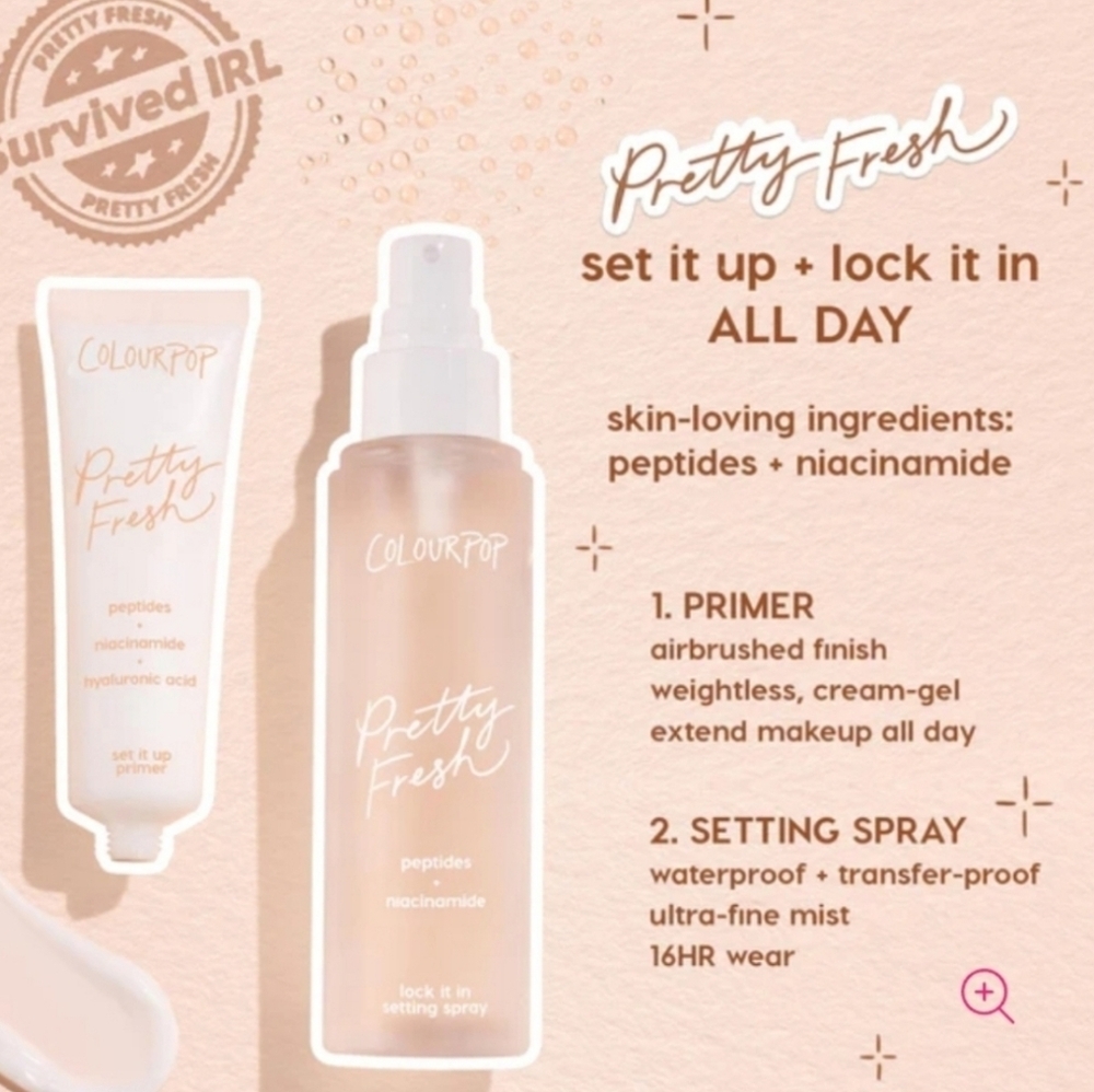 ColourPop Pretty Fresh Lock It In Setting Spray, 100ml, NIB - Picture 6 of 6